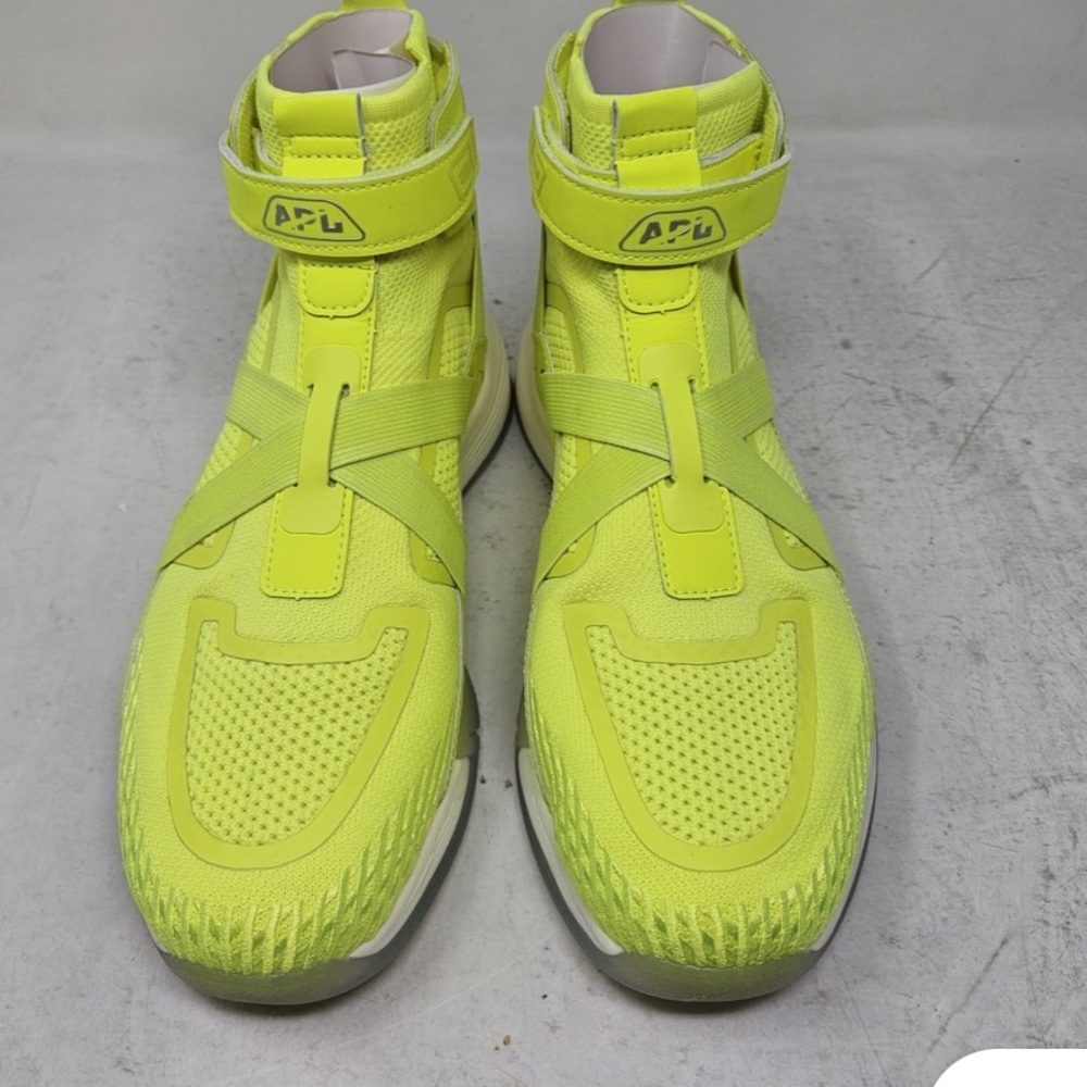 APL Neon Yellow High-Top Athletic Shoes - BRAND NEW IN BOX -🔥